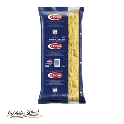 Makaron Penne Lisce Barilla 5 kg - widok z przodu / opakowanie