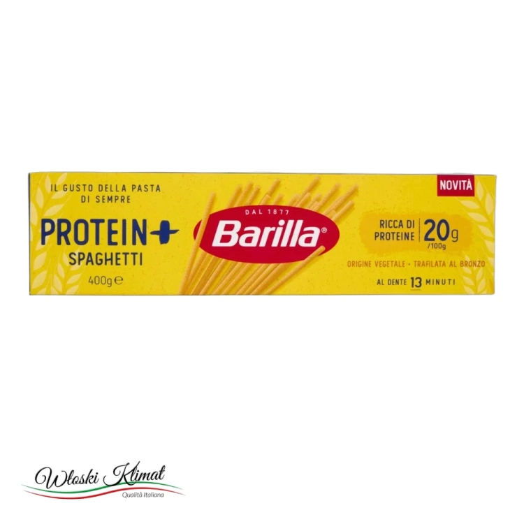 Makaron Spaghetti z proteinami Proteine Barilla 400g - widok z przodu / opakowanie