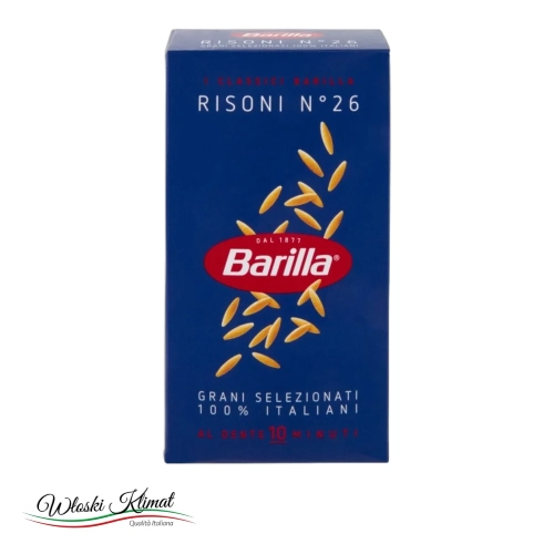 Makaron Ryż Risoni nr 26 BARILLA 500g - widok z przodu / opakowanie