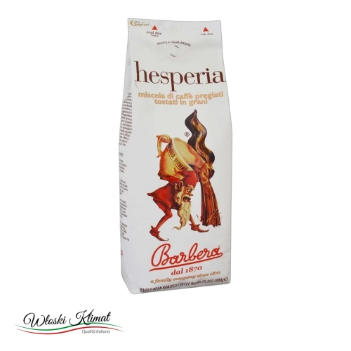Kawa ziarnista Hesperia BARBERA 1kg - widok z przodu / opakowanie