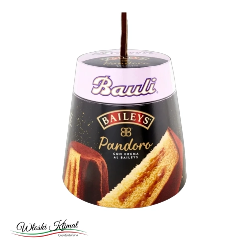 Włoska babka Pandoro Baileys Bauli 750g - widok z przodu / opakowanie