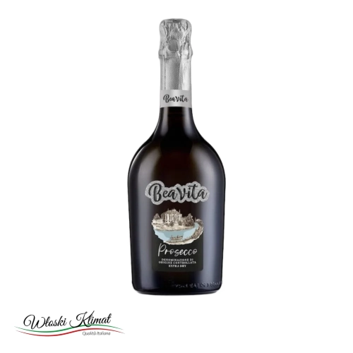 Wino musujące Prosecco DOC Extra Dry Beavita 750ml - widok z przodu / opakowanie