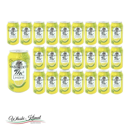 The San Benedetto Cytryna 330 ml X 24 szt. - widok z przodu / opakowanie