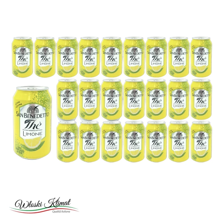The San Benedetto Cytryna 330 ml X 24 szt. - widok z przodu / opakowanie