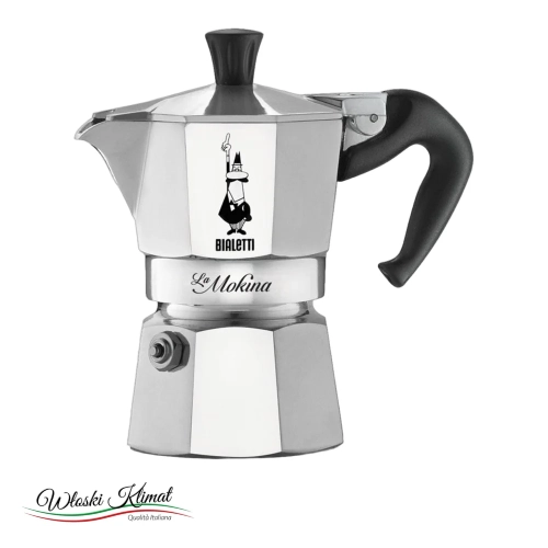 Kawiarka na 1 filiżankę La Mokina 1tz BIALETTI - widok z przodu / opakowanie