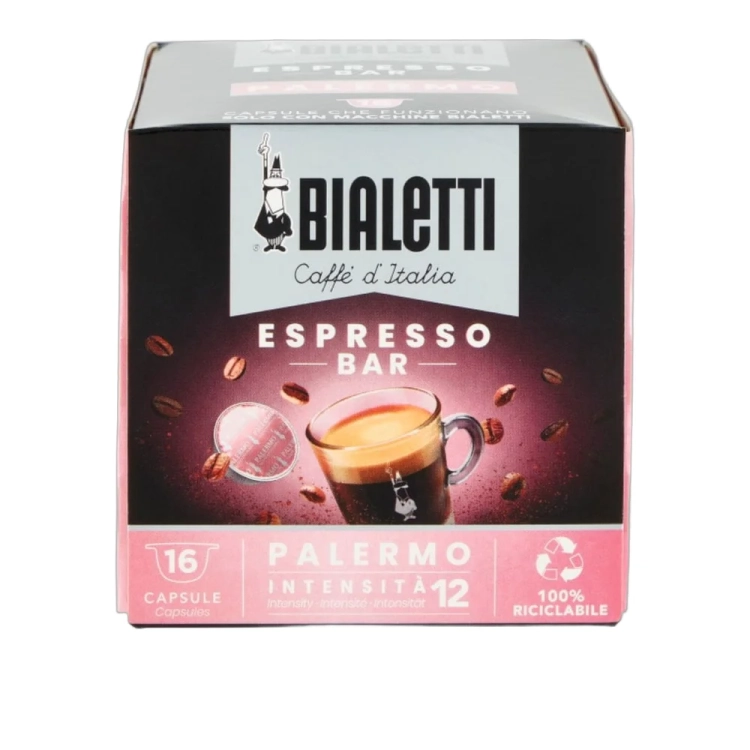 Kawa w kapsułkach Palermo Espresso Bar 16 szt. BIALETTI - widok szczegółowy 2