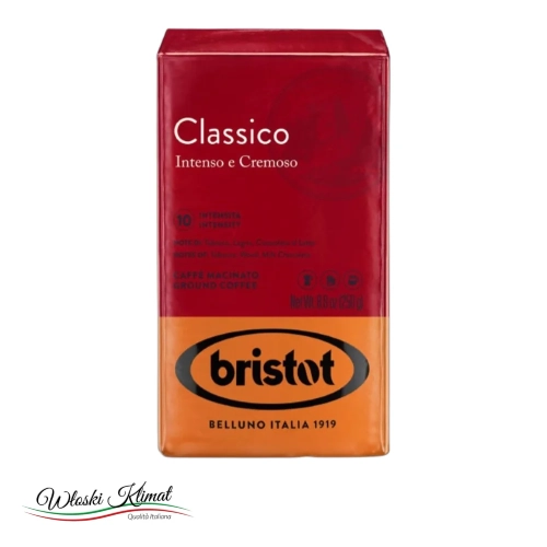 Kawa mielona Classico Intenso e Cremoso Bistrot 250g - widok z przodu / opakowanie