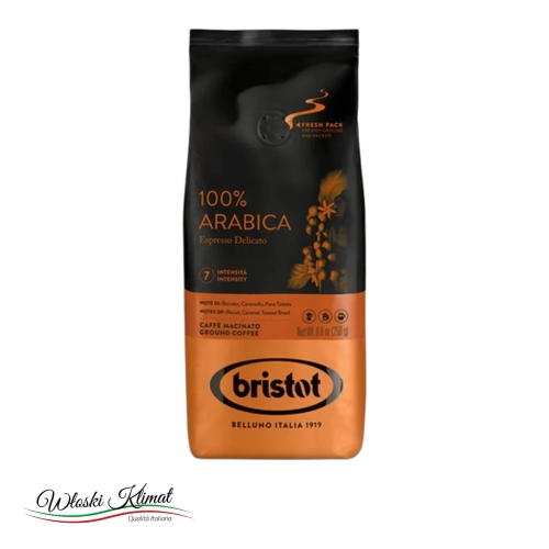 Kawa mielona 100% Arabica Bistrot 250g - widok z przodu / opakowanie