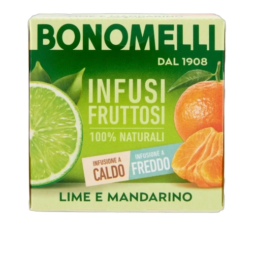 Herbata owocowa o smaku Limonki i Mandarynki Lime e Mandarino BONOMELLI 24g - widok szczegółowy 2