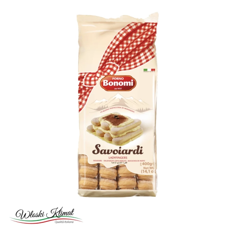 Biszkopty BONOMI Savoiardi 400 g - widok z przodu / opakowanie
