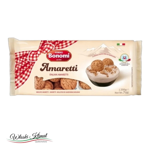 Ciastka Amaretti Bonomi 200 g - widok z przodu / opakowanie