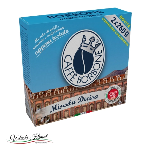 Kawa mielona Borbone Decisa 2x250 g - widok z przodu / opakowanie