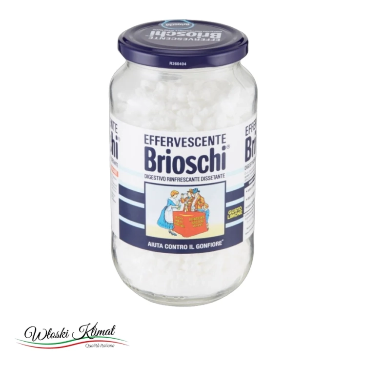 Preparat na trawienie Effervescente gusto Limone BRIOSCHI 200g - widok z przodu / opakowanie