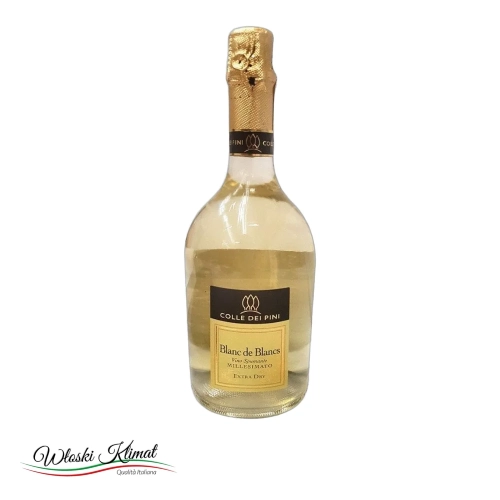 Wino białe musujące Vino Spumante Blanc De Blance MILLESIMATO 750ML - widok z przodu / opakowanie