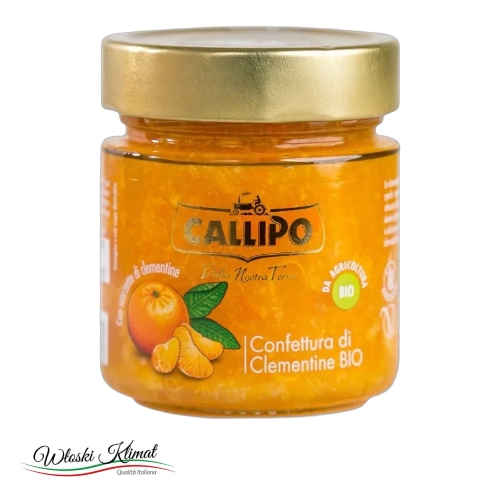 Konfitura z klementynek Confettura Clemente BIO CALLIPO 280g - widok z przodu / opakowanie