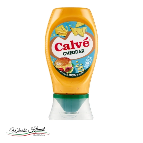 Sos Cheddar CALVE 240ml - widok z przodu / opakowanie