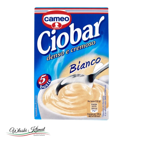 Czekolada biała rozpuszczalna Ciobar CAMEO x5 105 g - widok z przodu / opakowanie