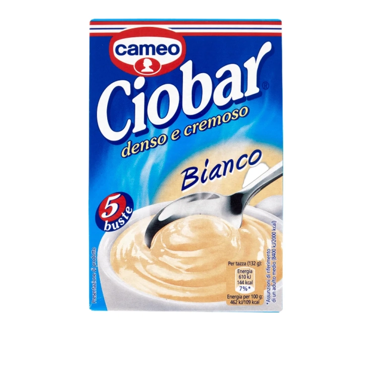 Czekolada biała rozpuszczalna Ciobar CAMEO x5 105 g - widok szczegółowy 2