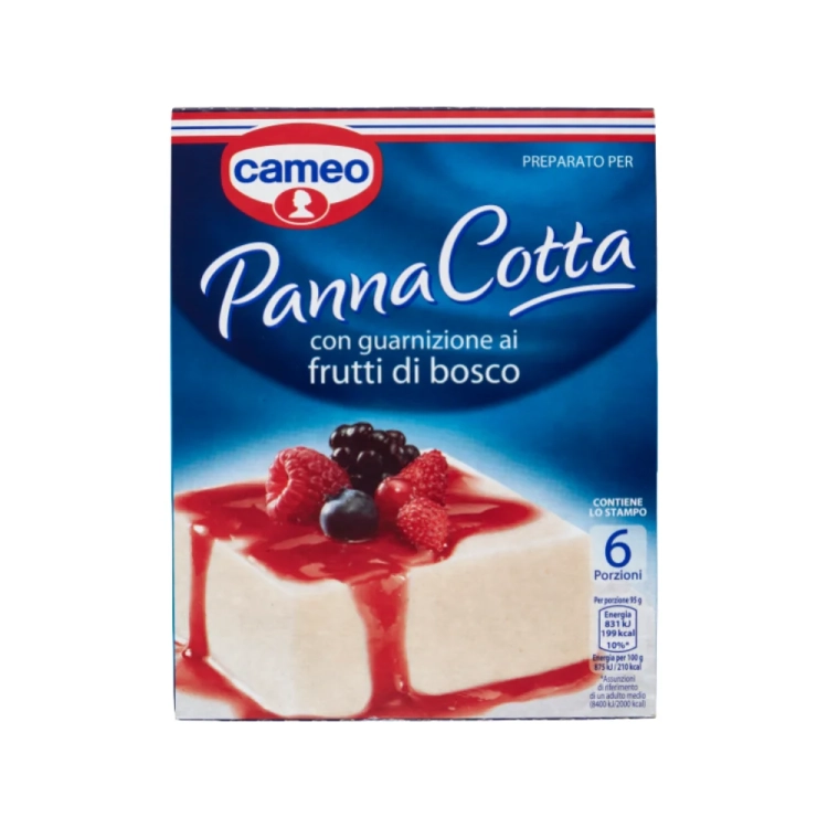 Deser Panna Cotta, polewa owoce leśne Cameo 107 g - widok szczegółowy 2