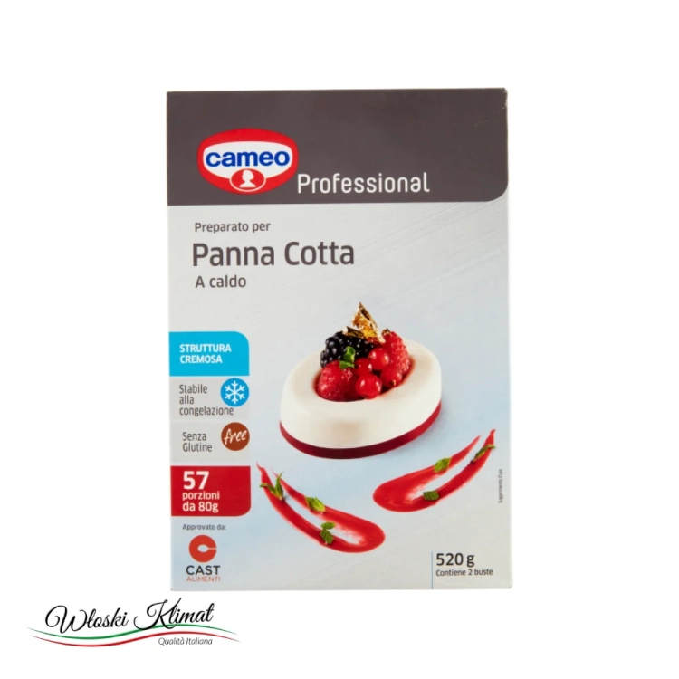 Deser Panna Cotta Professional Cameo 520 g - widok z przodu / opakowanie