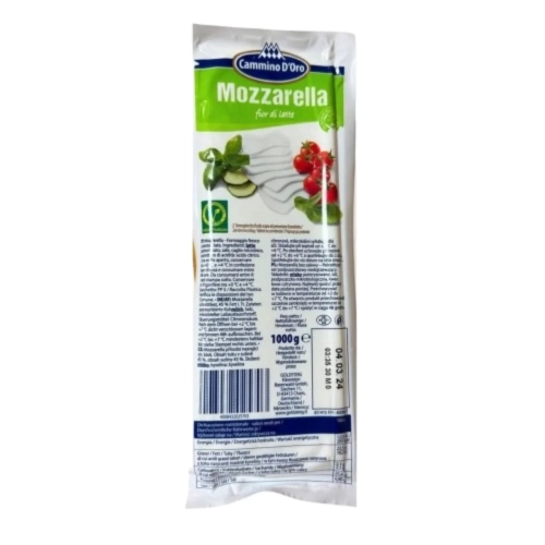 Ser Mozzarella  na pizze w kawałku Fior di latte Cammino D'Oro 1kg - widok szczegółowy 2