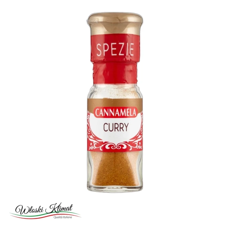 Przyprawa Curry Cannamela 25g - widok z przodu / opakowanie