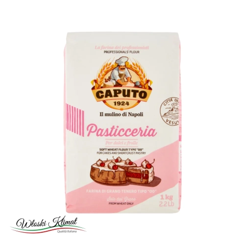 Mąka pszenna Pasticceria typ “00” CAPUTO 1 kg - widok z przodu / opakowanie