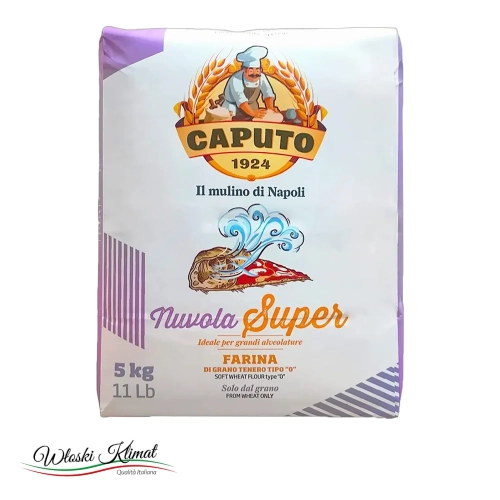 Mąka Caputo Nuvola SUPER 5 kg - widok z przodu / opakowanie