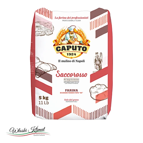 Mąka Caputo Saccorosso / Cuoco 5kg - widok z przodu / opakowanie