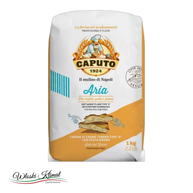 Mąka Caputo 0 ARIA 1 kg - widok z przodu / opakowanie
