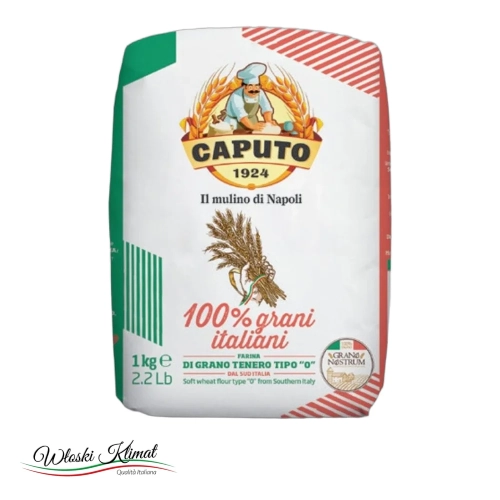 Mąka pszenna typu "0" 100% Grani italiani CAPUTO 1kg - widok z przodu / opakowanie