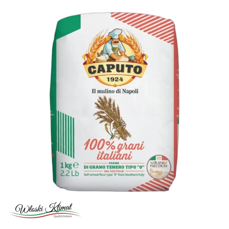 Mąka pszenna typu "0" 100% Grani italiani CAPUTO 1kg - widok z przodu / opakowanie