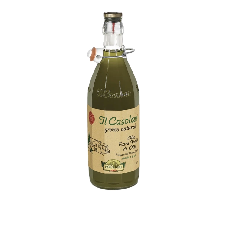 Oliwa z oliwek Casolare Extra Vergine Grezzo Naturale 1 L - widok szczegółowy 2