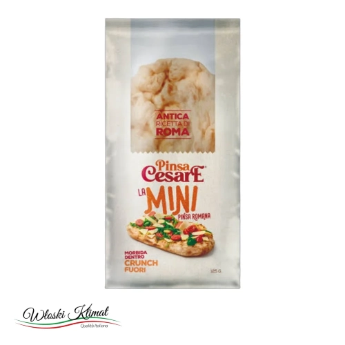 Spód do pinsy rzymskiej mini Pinsa Romana Cesare 125g - widok z przodu / opakowanie