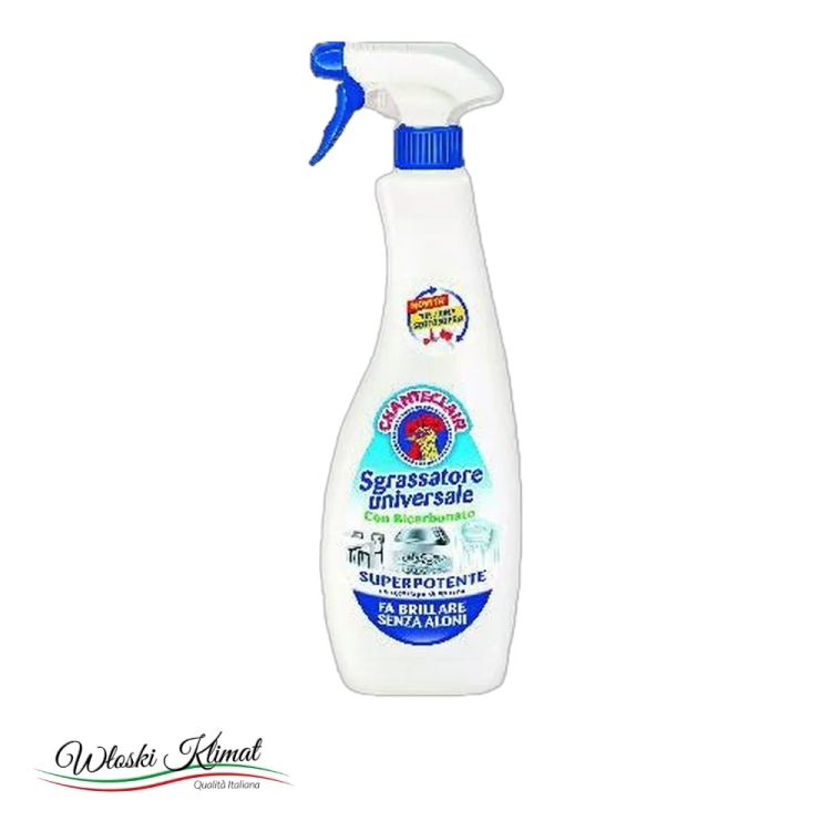 CHANTECLAIR spray Sgrassatore odtłuszczacz z sodą Bicarbonato 600 ml - widok z przodu / opakowanie