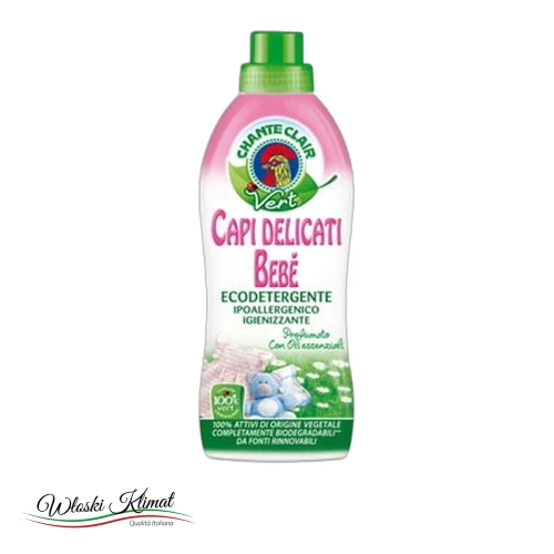 Płyn do prania delikatny Bebe Vert CHANTECLAIR 750 ml - widok z przodu / opakowanie