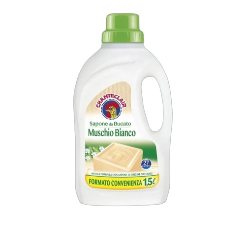 Mydło Marsylskie do prania z dodatkiem Białego Piżma Sapone da Bucato Muschio Bianco Marsiglia CHANTE CLAIR 1,5L - widok szczegółowy 2