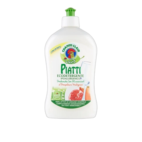 Płyn do mycia naczyń hipoalergiczny Grejpfrut z Granatem Pompelmo e Melograno Vert Chanteclair 500ml - widok szczegółowy 2