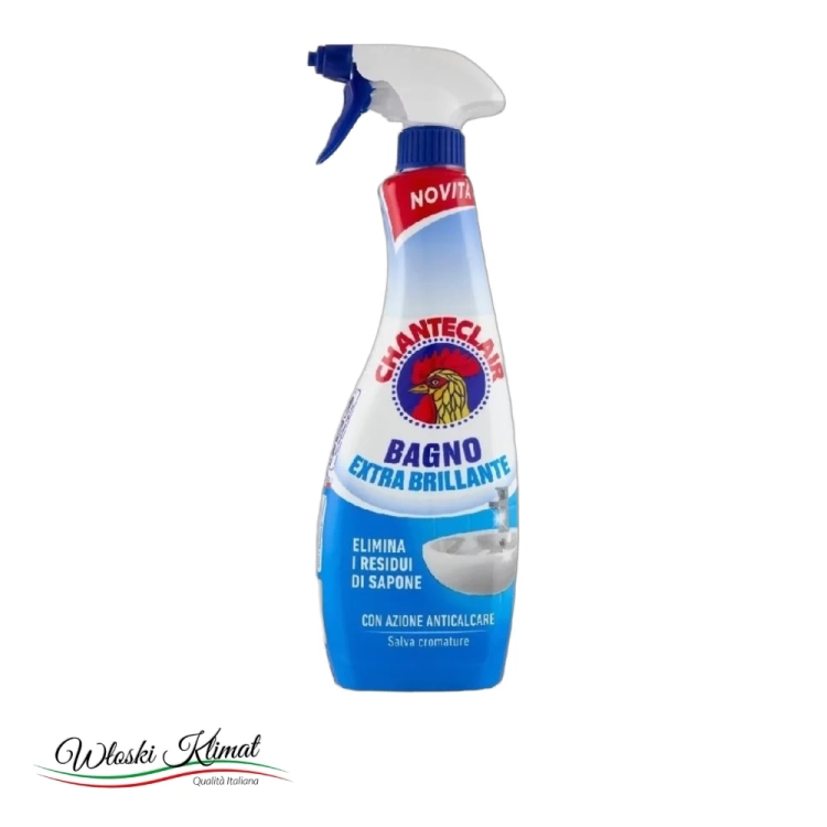 Odkamieniacz do łazienki Anticalcare Extra Brillante Bagno CHANTECLAIR  625ml - widok z przodu / opakowanie