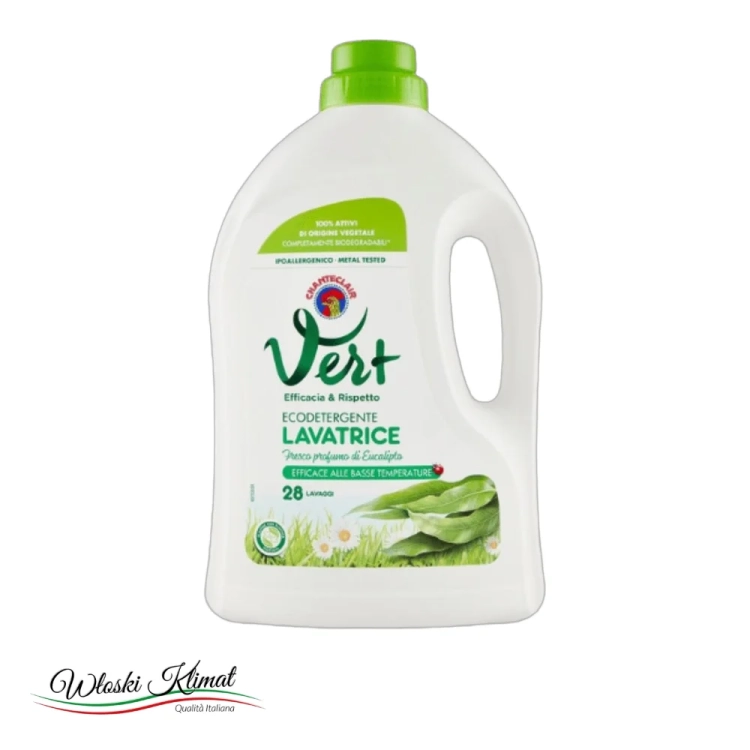 Płyn do prania Eukaliptus Vert Chante Clair 1428ml - widok z przodu / opakowanie
