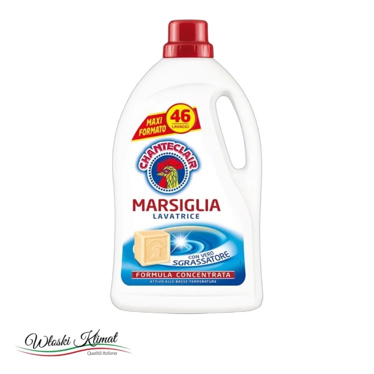 Płyn do prania z odtłuszczaczem Marsiglia 46 prań ChanteClair 2070ml - widok z przodu / opakowanie