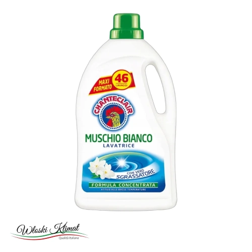 Płyn do prania Białe Piżmo Muschio Bianco 46 prań Chanteclair 2070ml - widok z przodu / opakowanie