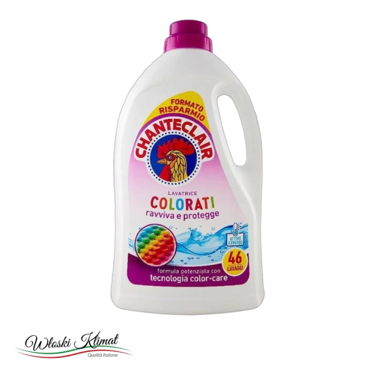 Płyn do prania tkanin kolorowych Colorati 46 prań Chanteclair 2070ml - widok z przodu / opakowanie