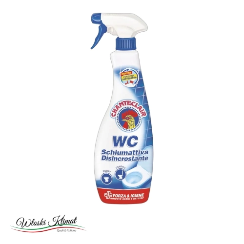 Odkamieniacz w sprayu do WC aktywna piana Disincrostante Chanteclair 625ml - widok z przodu / opakowanie