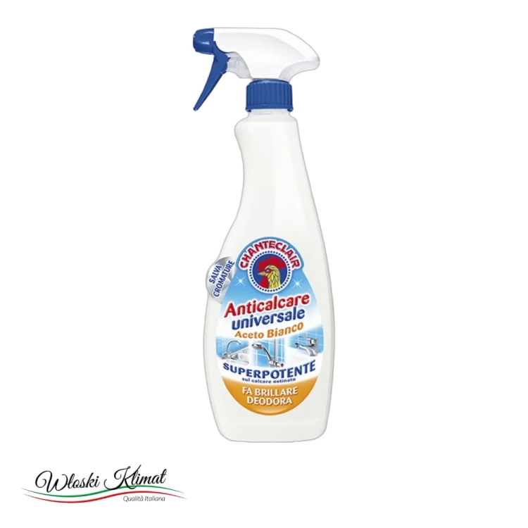 Odkamieniacz w sprayu z octem Aceto Bianco Chanteclair 625ml - widok z przodu / opakowanie