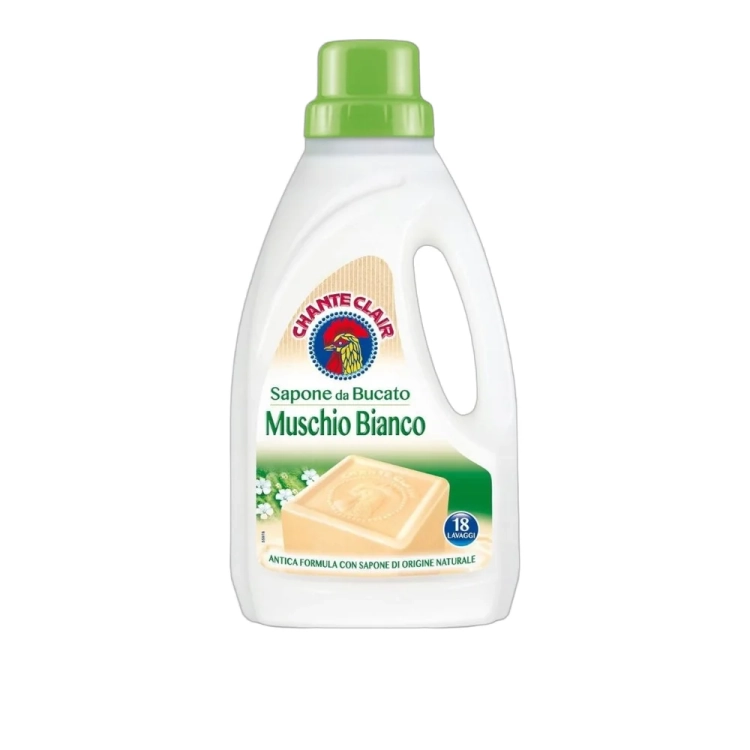 Płyn do prania Mydło Białe Piżmo Sapone Muschio Bianco CHANTECLAIR 1L - widok szczegółowy 2