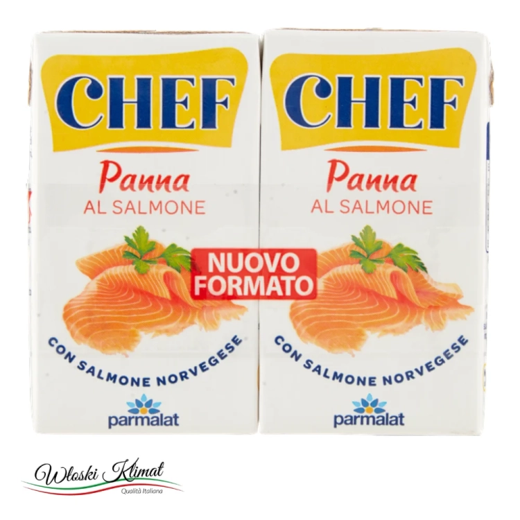 Śmietanka łososiowa 21% Parmalat CHEF 250 ml - widok z przodu / opakowanie