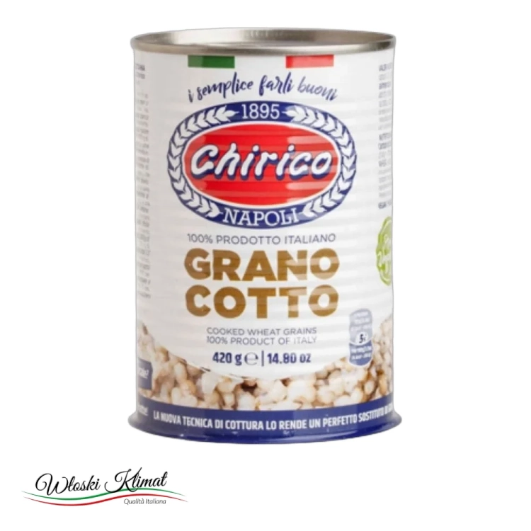 Gotowana pszenica CHIRICO Grano Cotto 420 g - widok z przodu / opakowanie