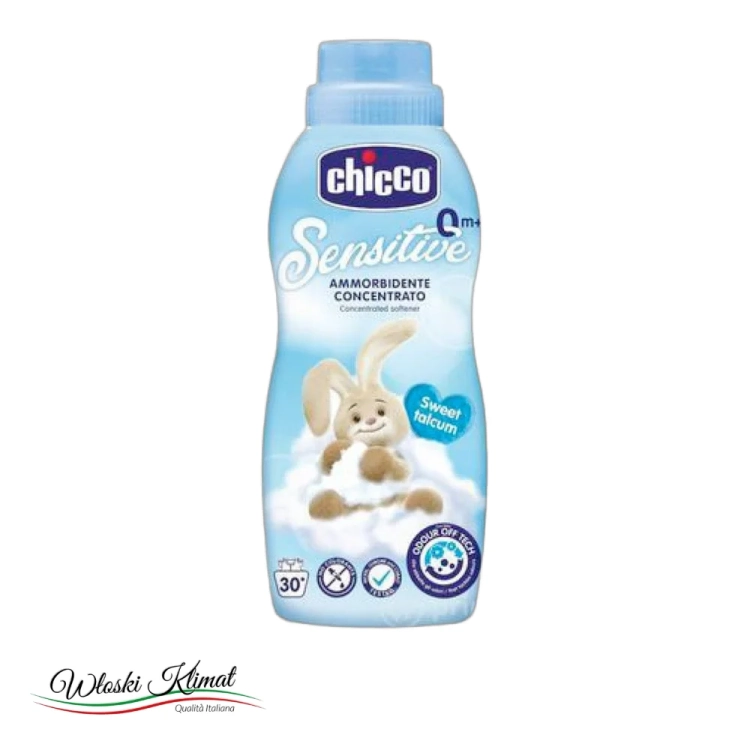 Płyn do płukania koncentrat Sweet Talcum Sensitive CHICCO 750ml - widok z przodu / opakowanie