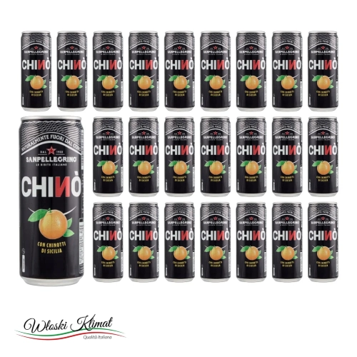 Chino San Pellegrino 330 ml X 24 szt. - widok z przodu / opakowanie